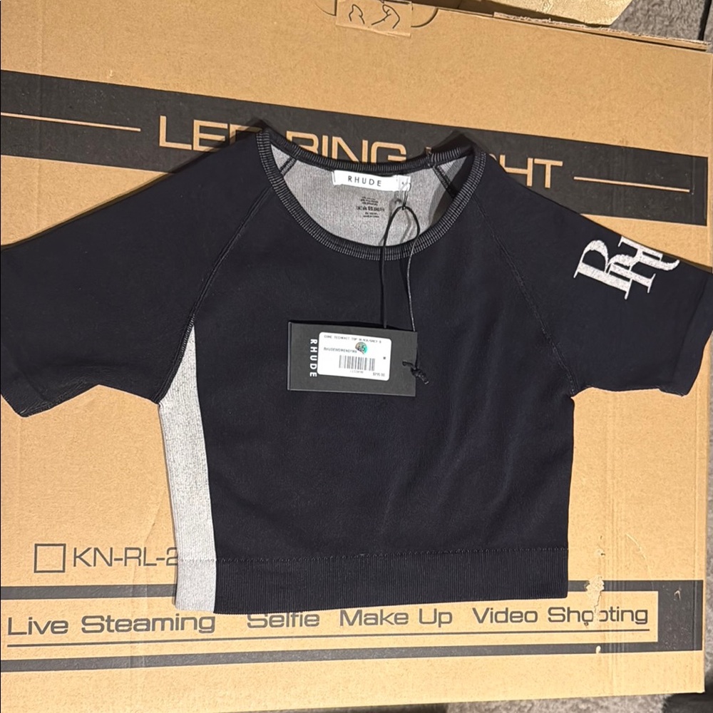 Rhude Women’s Crop Top Gym Tee